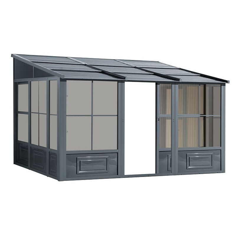 Gazebo Penguin Florence 10x12 Metal Roof - Gray (W1209MR-32)