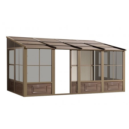 Gazebo Penguin Florence 8x16 Metal Roof - Sand (W1608MR-12)