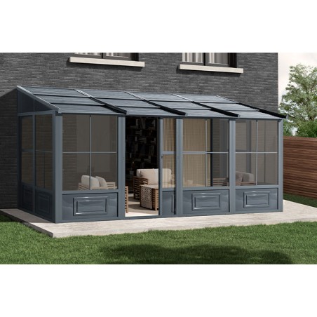 Gazebo Penguin Florence 8x16 Metal Roof - Gray (W1608MR-32)