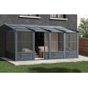 Gazebo Penguin Florence 8x16 Metal Roof - Gray (W1608MR-32) Gazebo Penguin Florence 8x16 Metal Roof - Gray (W1608MR-32)