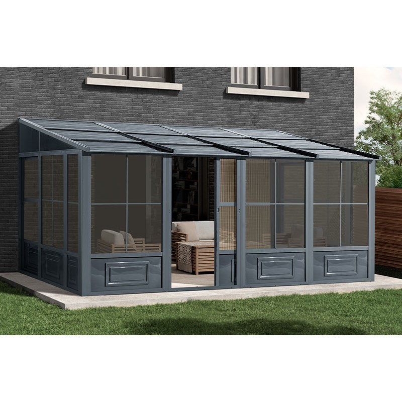 Gazebo Penguin Florence 10x16 Metal Roof - Gray (W1610MR-32)