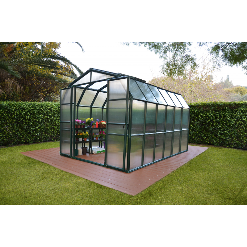 Rion 8x12  Grand Gardener 2  Greenhouse Kit - Twin Wall (HG7212)