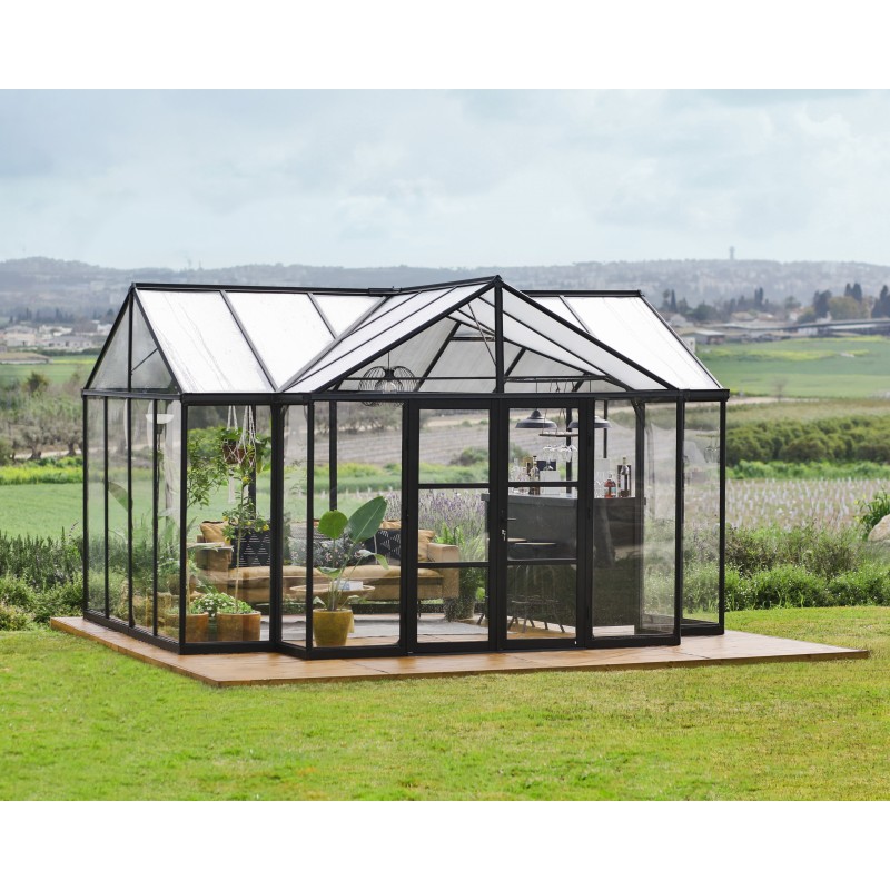 Palram - Canopia 12 x 15 Triomphe Chalet Greenhouse (HG5500)