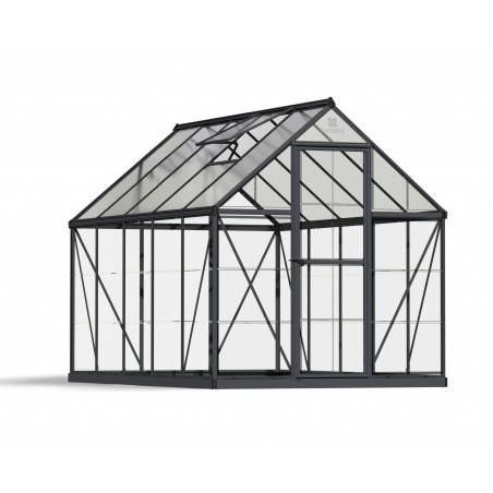 Palram - Canopia Hybrid 6' x 10' Greenhouse Kit - Gray (HG5510Y)