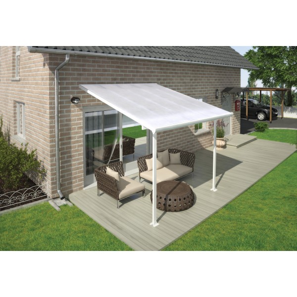 Palram 10x10 Feria Patio Cover Kit White Hg9310