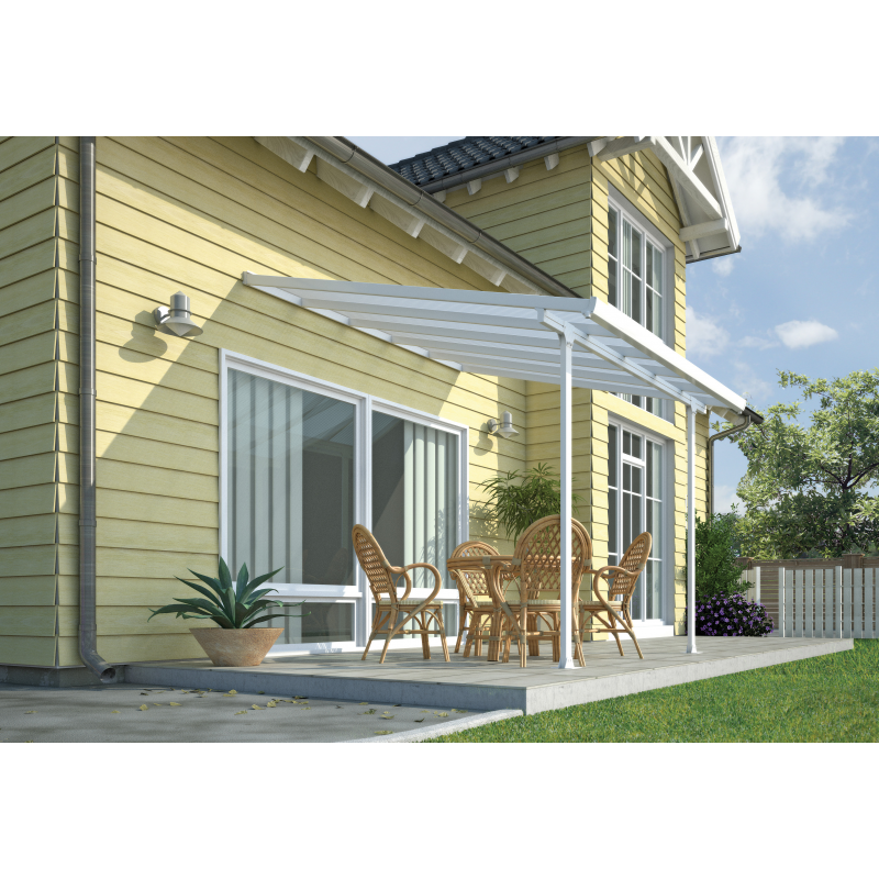 Palram - Canopia 10x10 Feria Patio Cover Kit - White (HG9310)