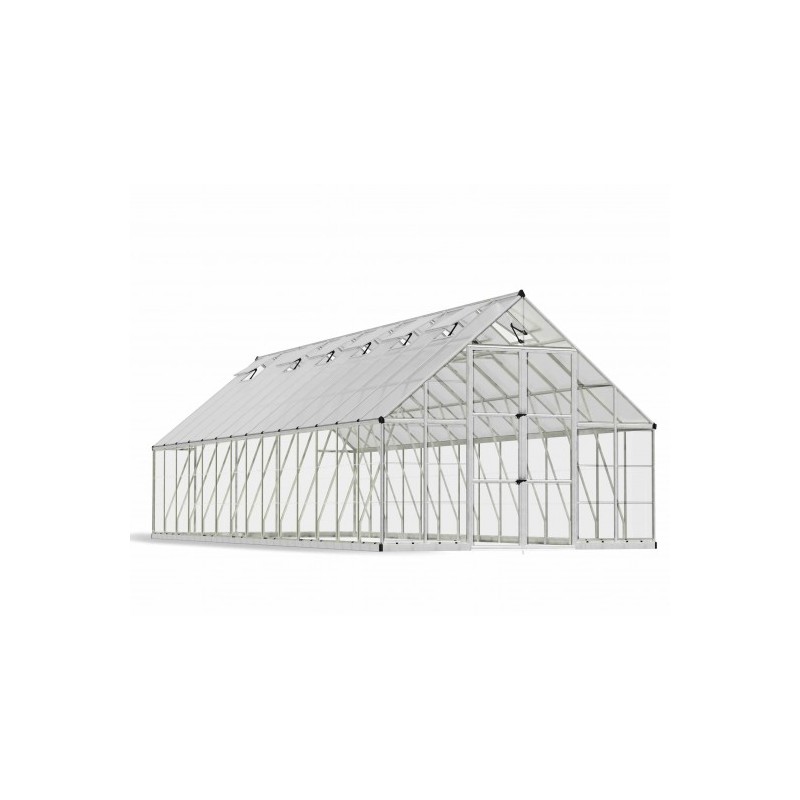 Palram - Canopia Balance 10' x 28' Greenhouse Kit - Silver (HG6228)