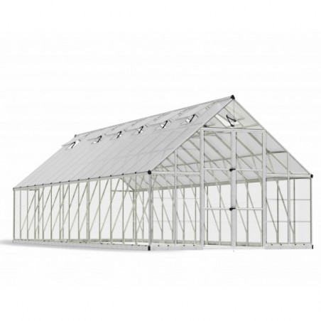 Palram - Canopia Balance 10' x 28' Greenhouse Kit - Silver (HG6228) Palram - Canopia Balance 10' x 28' Greenhouse Kit - Silver (HG6228)