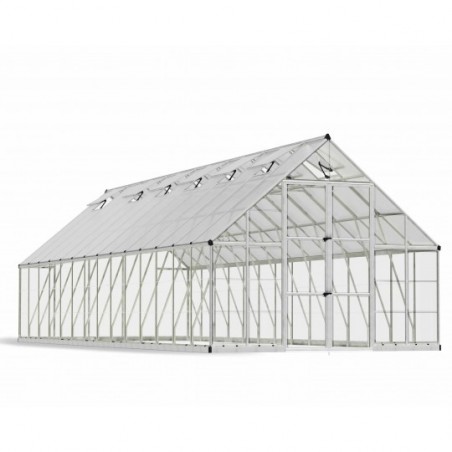 Palram - Canopia Balance 10' x 28' Greenhouse Kit - Silver (HG6228)