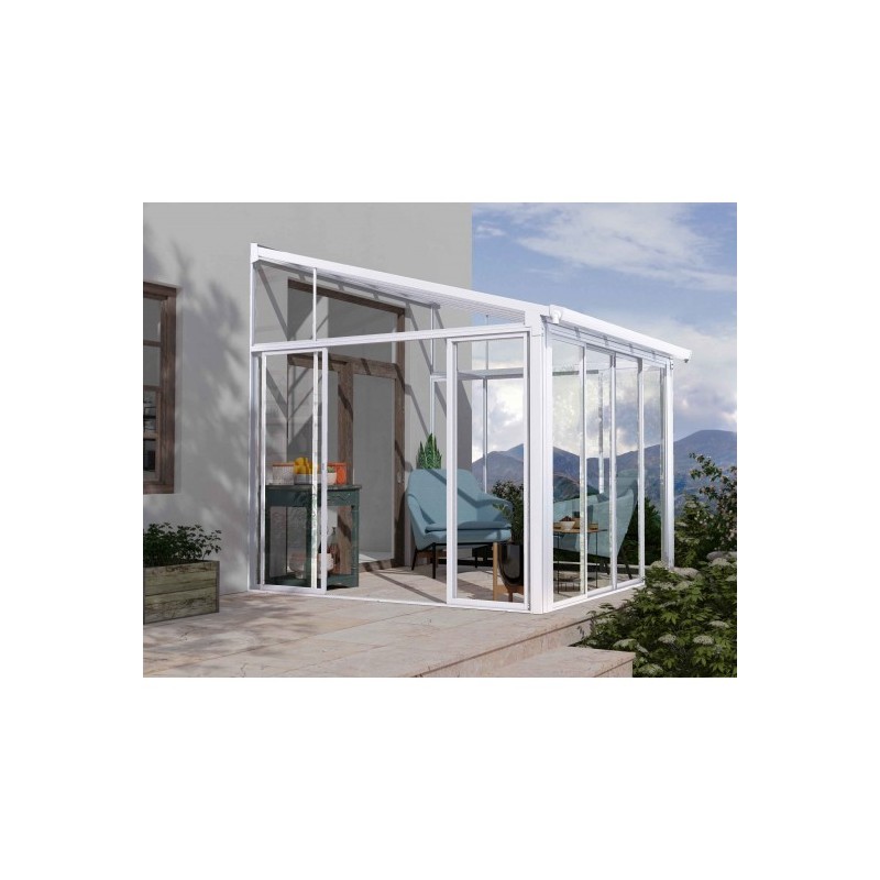 Palram - Canopia SanRemo 10' x 10' Patio Enclosure Kit - White (HG9070)