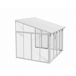 Palram - Canopia SanRemo 10' x 10' Patio Enclosure Kit - White (HG9070)