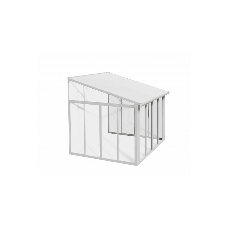 Palram - Canopia SanRemo 10' x 10' Patio Enclosure Kit - White (HG9070)