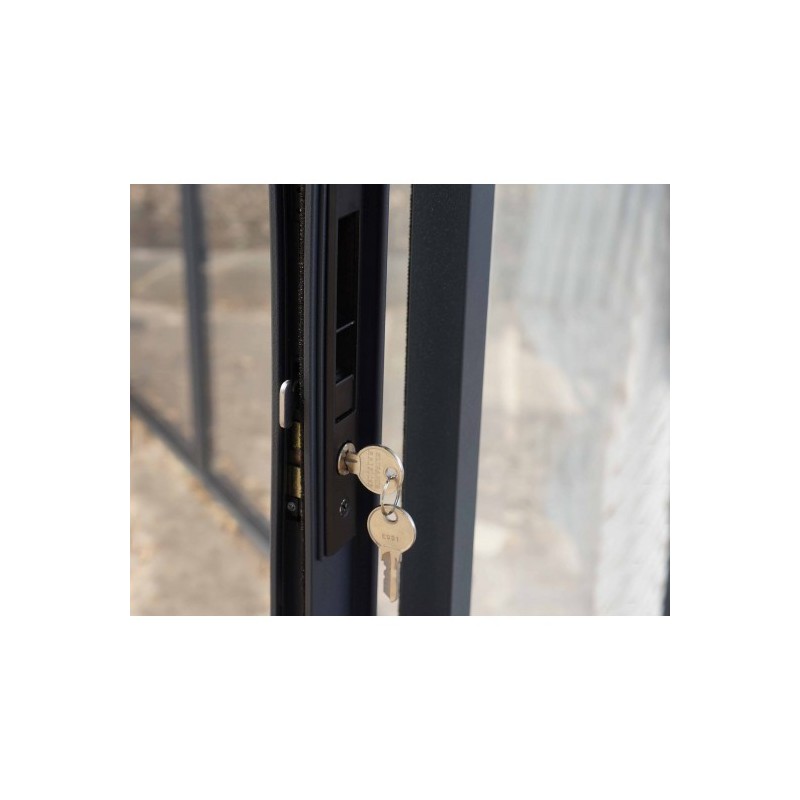 Palram - Canopia SanRemo 10' x 10' Patio Enclosure - Gray/Clear with Screen Doors (6) (HG9073)