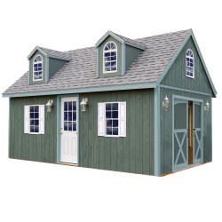 Best Barns Arlington 12x20 Wood Storage Shed Kit (arlington_1220)