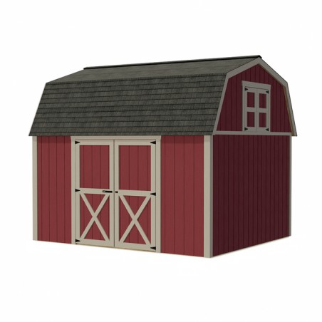 Best Barns Meadowbrook 10x16 Wood Storage Shed Kit (meadowbrook_1016)