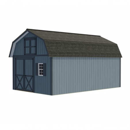 Best Barns Millcreek 12x16 Wood Storage Shed Kit - ALL Pre-Cut (millcreek_1216)