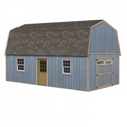 Best Barns Pinewood 14x16 Wood Storage Shed Kit (pinewood_1416)