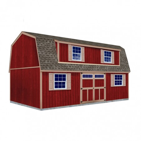 Best Barns Ravenna 16x28 Wood Storage Shed Kit (ravenna_1628)