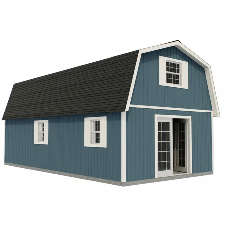 Best Barns Richmond 16x28 Wood Storage Shed Kit (richmond1628)