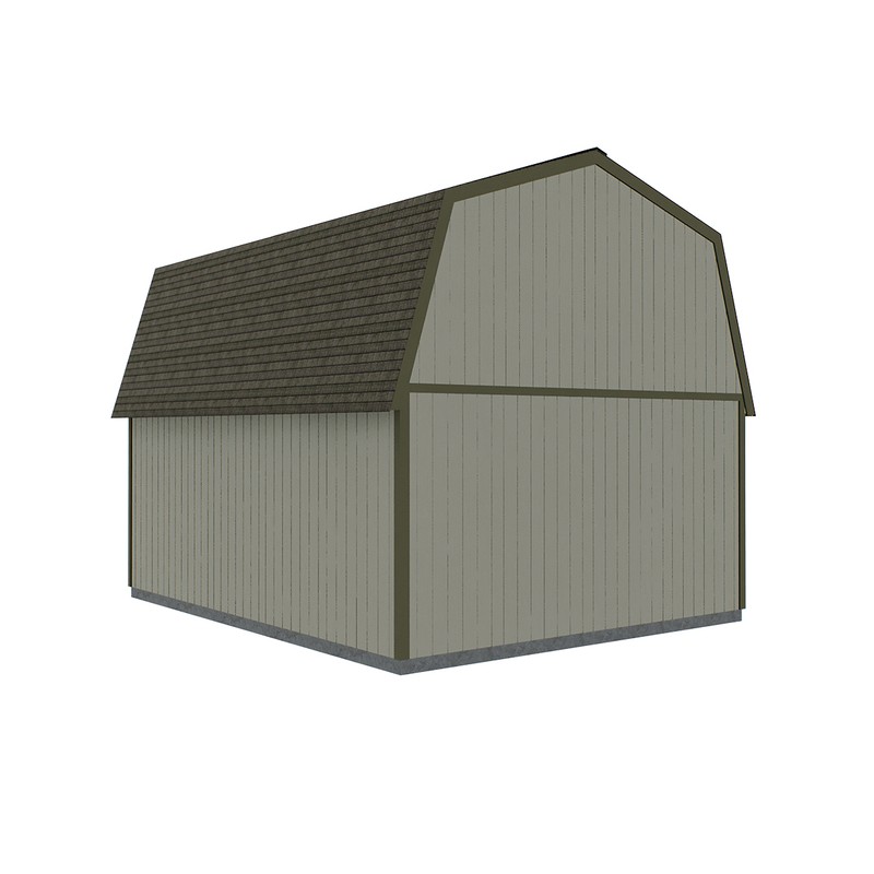 Best Barns Roanoke 16x32 Wood Storage Shed Kit (roanoke1632)