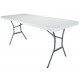 Lifetime 6 ft. Light Commercial Fold-In-Half Table with Handle (25011)