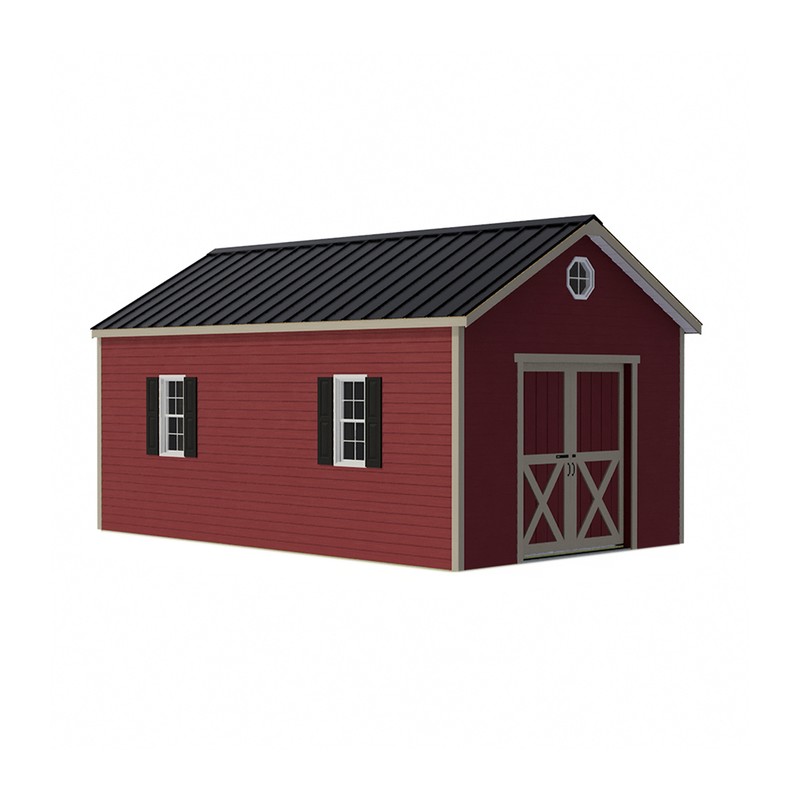 Best Barns South Dakota 12x20 Vinyl Siding Wood Shed Kit (southdakota_1220)