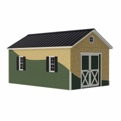 Best Barns South Dakota 12x20 Vinyl Siding Wood Shed Kit (southdakota_1220)