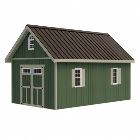 Best Barns Springfield 12x16 Wood Storage Shed Kit (springfield_1216)