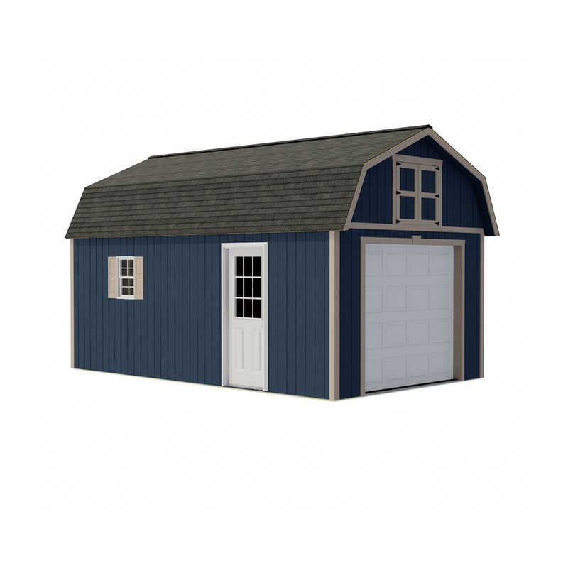 Best Barns Tahoe 12x20 Wood Storage Garage Kit (tahoe_1220)