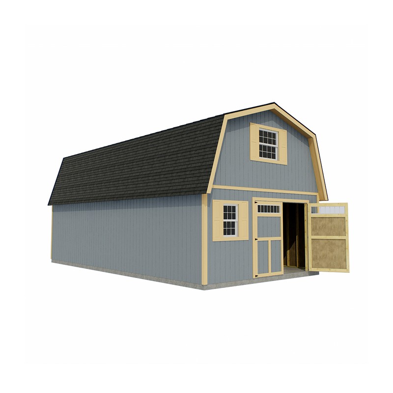 Best Barns Virginia 16x28 Wood Storage Shed Kit (virginia_1628)