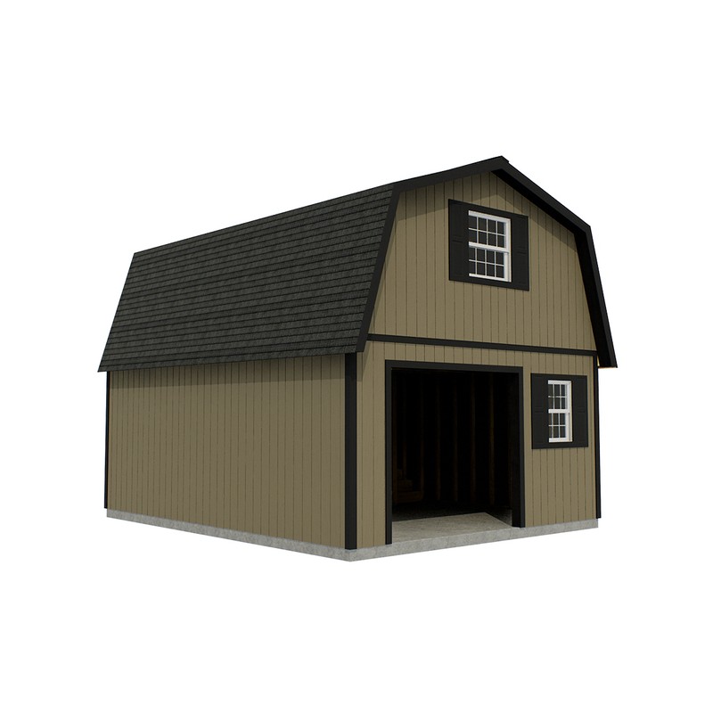 Best Barns West Virginia 16x20 Wood Storage Shed Kit (westvirginia_1620)