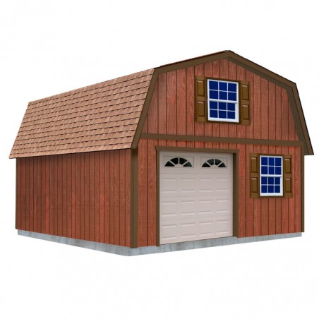 Best Barns West Virginia 16x20 Wood Storage Shed Kit (westvirginia_1620)