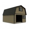 Best Barns West Virginia 16x24 Wood Storage Shed Kit (westvirginia_1624)