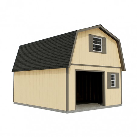 Maker's Loft 16x32 XL Garage Kit w/ Full Second Floor + Stairs