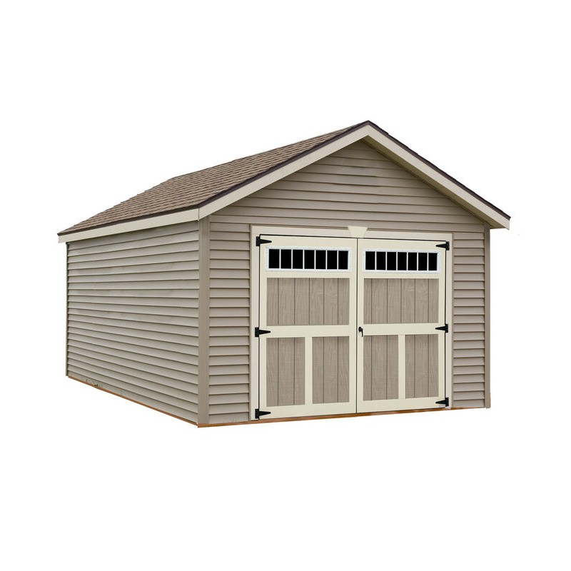 Best Barns Weston 12x16 Wood Garage Kit - All Pre-Cut (weston_1216)