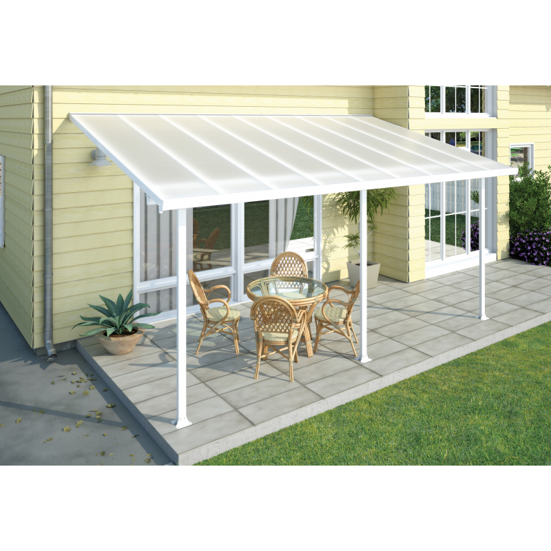 Palram - Canopia 10x20 Feria Patio Cover Kit - White (HG9320)