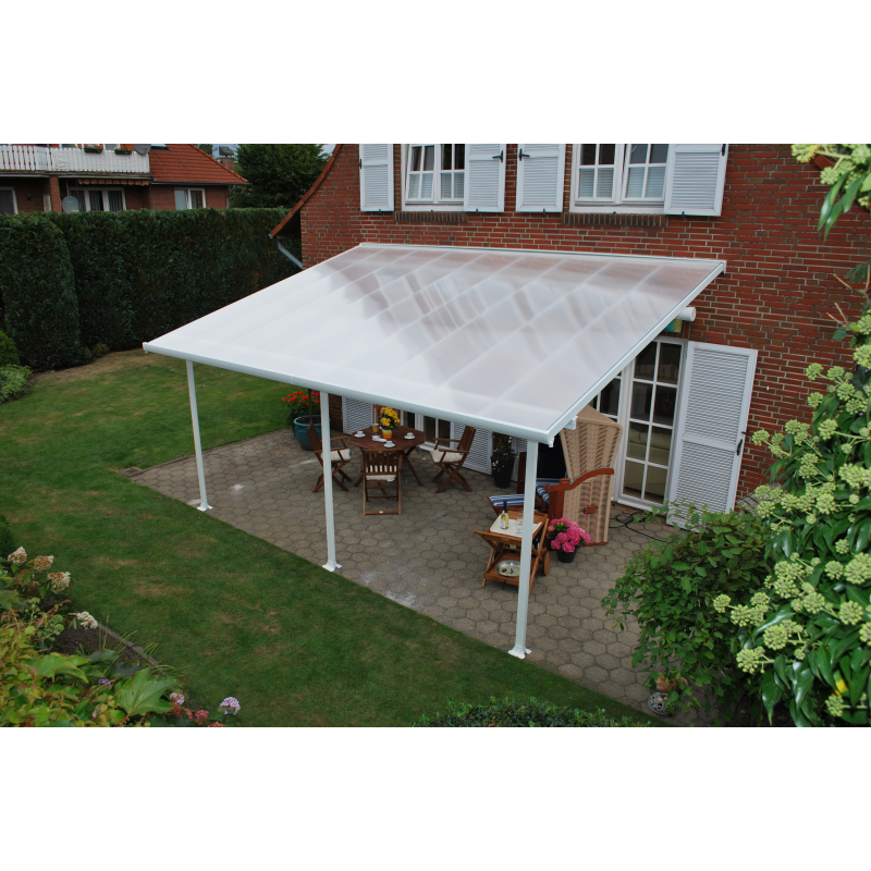 Palram - Canopia 10x20 Feria Patio Cover Kit - White (HG9320)