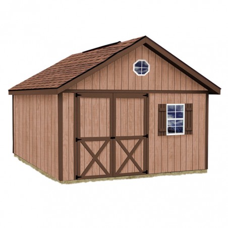 Best Barns Brandon 12x16 Wood Storage Shed Kit - ALL Pre-Cut (brandon_1216)