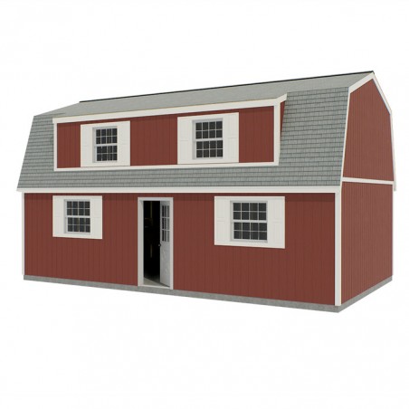 Best Barns Camp Reynolds 16x28 Wood Storage Shed Kit (campreynolds_16x28)