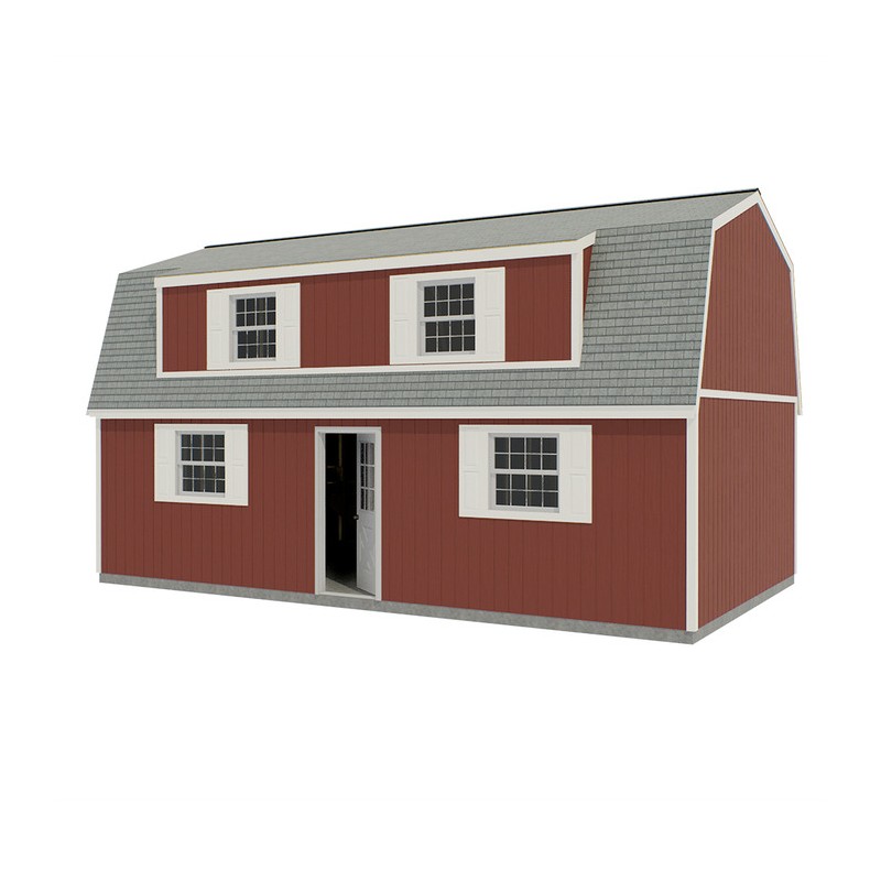 Best Barns Camp Reynolds 16x32 Wood Storage Shed Kit (campreynolds_16x32)