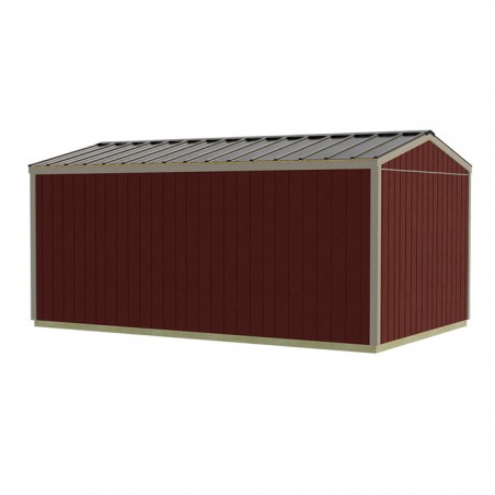Handmade Haven 16x10 Pre-Cut Shed Kit - Offset Eave Door Handmade Haven 16x10 Pre-Cut Shed Kit - Offset Eave Door