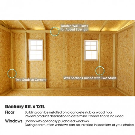 Best Barns Handmade Haven Mini 8x12 Specialty Shed Kit- Centered Gable Door (HMINDG12) Best Barns Handmade Haven Mini 8x12 Specialty Shed Kit- Centered Gable Door (HMINDG12)