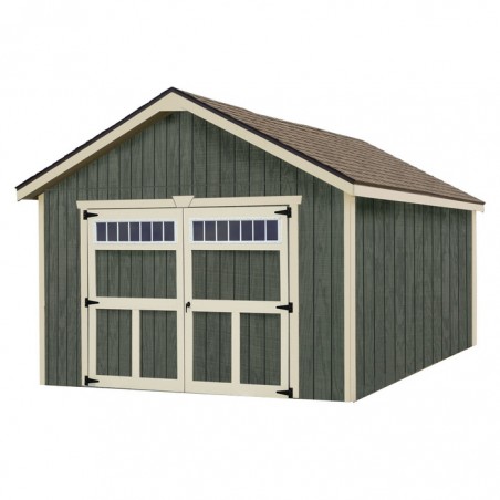 Best Barns Tailored Titan 12x20 Wood Garage Kit- Transom Doors - (TTITTD20)
