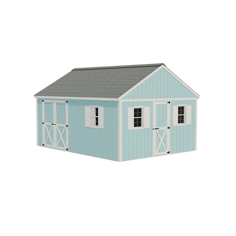 Best Barns Fairview 12x16 Wood Storage Shed Kit - ALL Pre-Cut (fairview_1216)