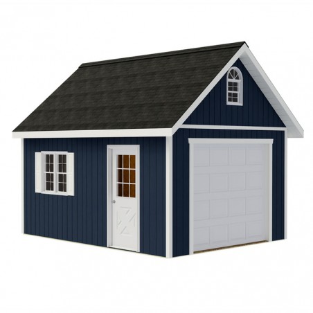 Best Barns Glenwood 12x16 Wood Storage Garage Kit (glenwood_1216)