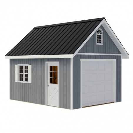 Best Barns Glenwood 12x20 Wood Storage Garage Kit (glenwood_1220)