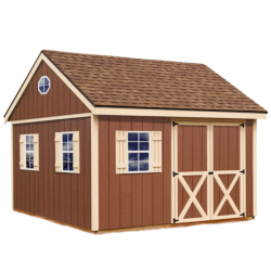 Best Barns Mansfield 12x12 Wood Storage Shed Kit (mansfield_1212)