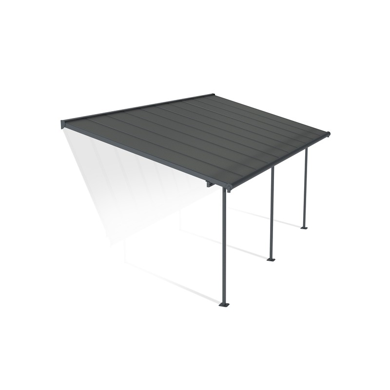 Palram - Canopia 10x20 Sierra Patio Cover - Gray/Gray (HG9079)