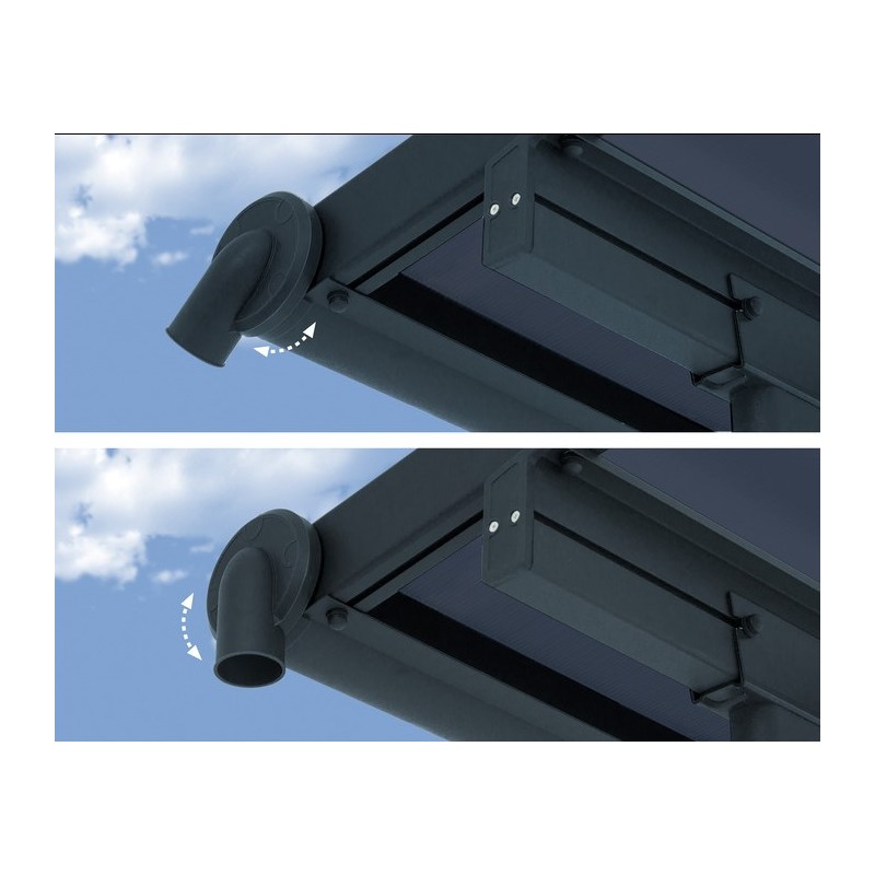 Palram - Canopia 10x30 Sierra Patio Cover - Gray/Gray (HG9082)