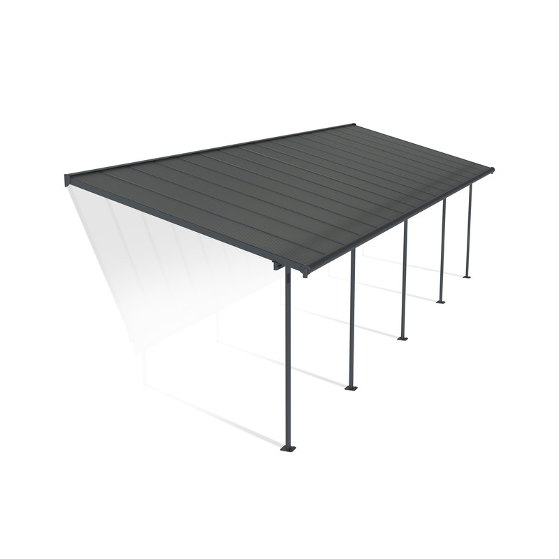 Palram - Canopia 10x32 Sierra Patio Cover - Gray/Gray (HG9083)